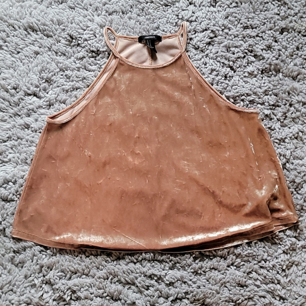 Velvet Brown Forever 21 Tank Top